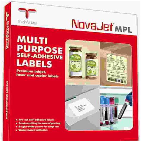 Novajet Sticker Multi Purpose Self Adhesive Labels -Classic Enterprises ...
