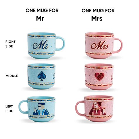 Mr. & Mrs. Ceramic Coffee Mugs | Love Series | Couple Mugs | 400ml