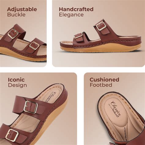 Buy Women's Daily Wear Comfort Sandals - WLP74021 Brown Online ...