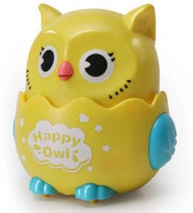 Monty Maestro Head Rotate Owl Toy -Yellow Color - Head Rotate Owl Toy ...