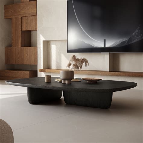 Brayden Studio® Modern Classic Oval Wood Coffee Table Minimalism ...