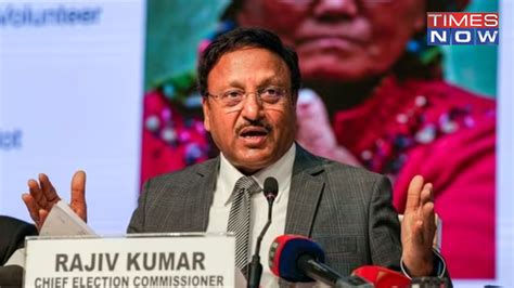 Amid One Nation, One Poll Buzz, Here's What Chief Election Commissioner ...