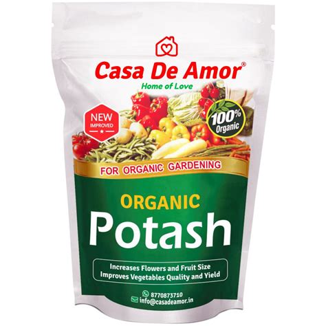 Casa De Amor Organic Potash Fertilizer for Gardening