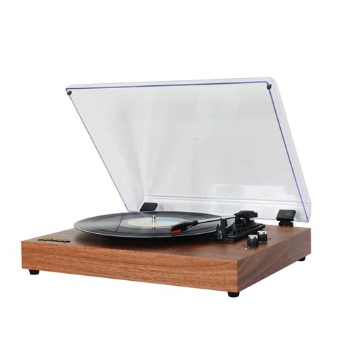 Generic Mzl T01 Turntables Walnut Wood | Desertcart INDIA