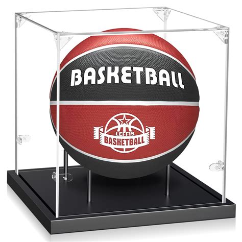 Amazon.com: Leffis Basketball Display Case, UV Protected Acrylic ...