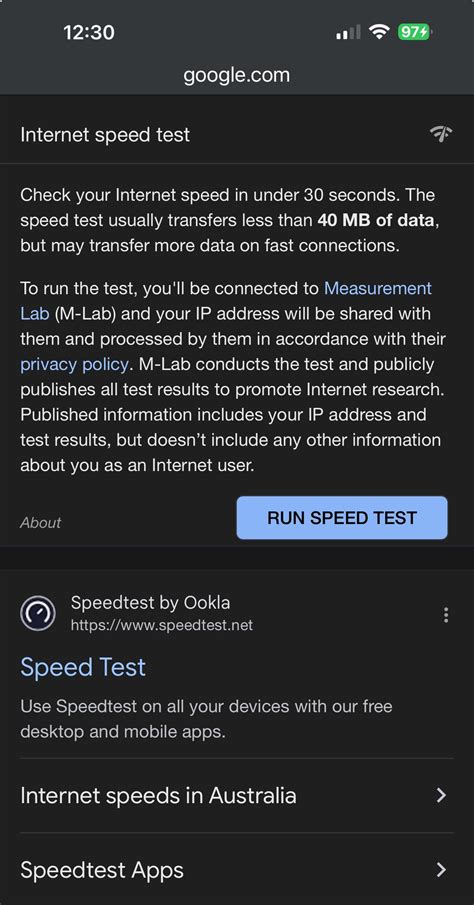 Why is it such a difference between the 2 top google results for speed tests? Ookla is always ...