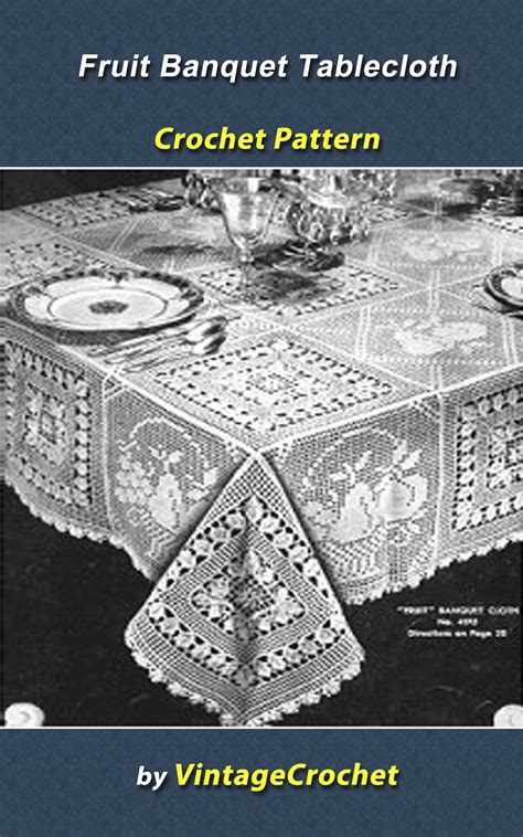Image result for Free Filet Crochet Tablecloth Patterns