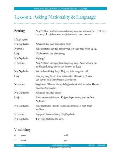 Image result for Hmong Lessons