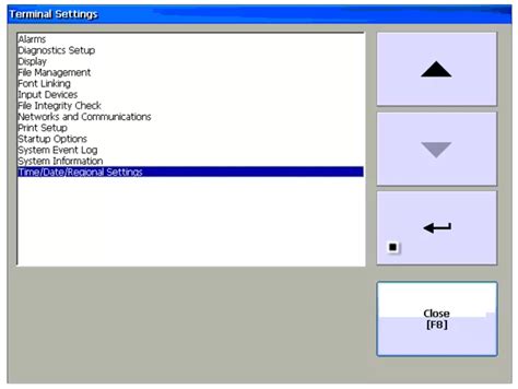 Image result for Time Menu Control Panel