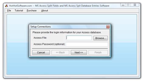 Image result for MS Access 2010 Split Screen