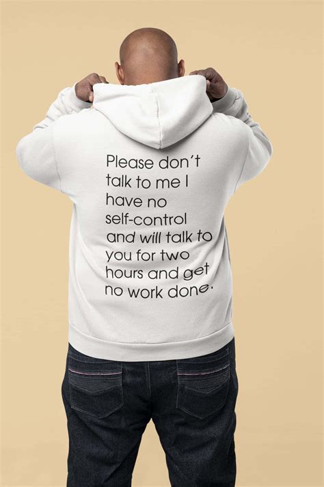 Please Don't Talk To Me I Have No Self Control Shirt - Endastore.com