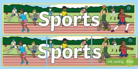 Display for Sports Day Banner - Sports Day Banner Ideas