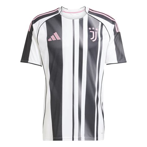 adidas Men's Juventus Home Jersey 25/26 (White/Black/Pink) - Soccer ...