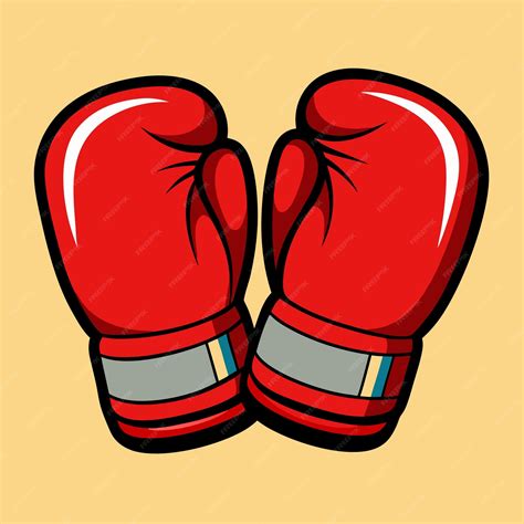 Boxing Gloves Clip Art Vector Design | Premium AI-generated vector