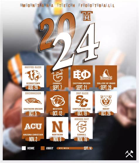Oredigger Football Releases 2024 Schedule - Montana Tech Athletics