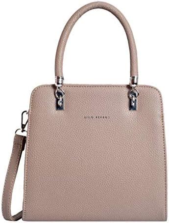 Lino Perros Peach leatherette Satchel (Pink) : Amazon.in: Fashion
