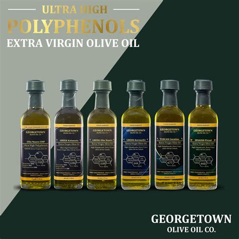 6 Bottle Variety Pack | Ultra High Polyphenols Extra Virgin Olive Oil ...
