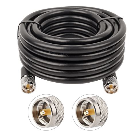 XRDS-RF KMR 400 UHF Coaxial Cable 25ft, PL-259 UHF Male to Male ...