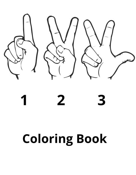 Image result for ASL Sign Language Coloring Pages