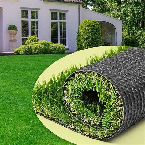Amazon.com: AYOHA Artificial Turf 3' x 4' Realistic Synthetic Grass, 1. ...