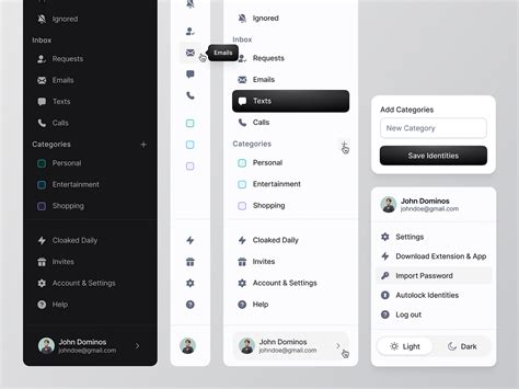 Image result for Modern Side Navigation