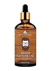 Buy Bon Austin 100% Natural Beard Growth Oil- For Stimulating fast ...