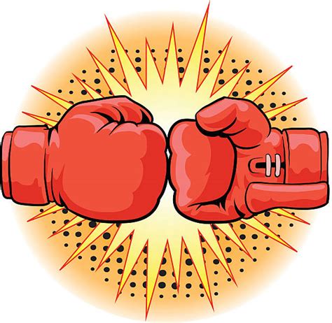 Boxing Gloves Clip Art, Vector Images & Illustrations - iStock