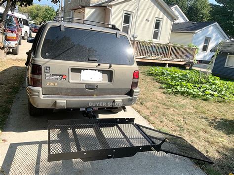 Buy HECASA Folding Wheelchair Scooter Carrier Rack Luggage Basket ...