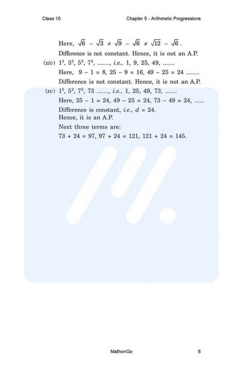 Image result for Class 10 Chapter 5 Maths Solutions