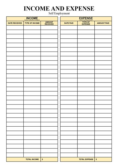 Mgic Income Calculation Worksheet | Planner Hexagon