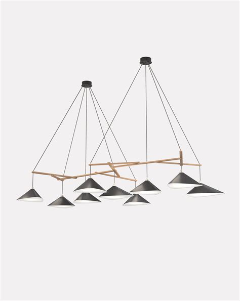 Emily Group of Nine Chandelier by MOSS Objects | Curio