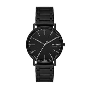 Buy Skagen Mens Stainless Steel Analog Black Dial Watch-Skw6914, Band ...