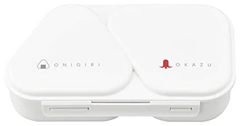 OSK Onigiri Lunch Case White 465ml Made in Japan Microwave Safe LS-15 ...
