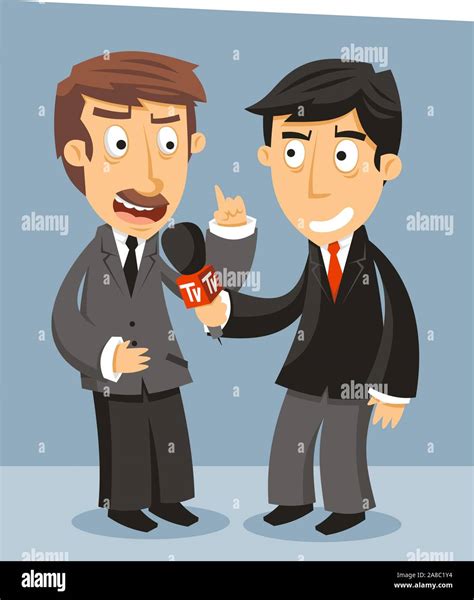 Image result for Interview Reporter Cartoon