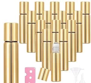 Buy Kesell 16 pcs 5ml Upscale UV Coated Glass Roll-On Bottle Empty ...