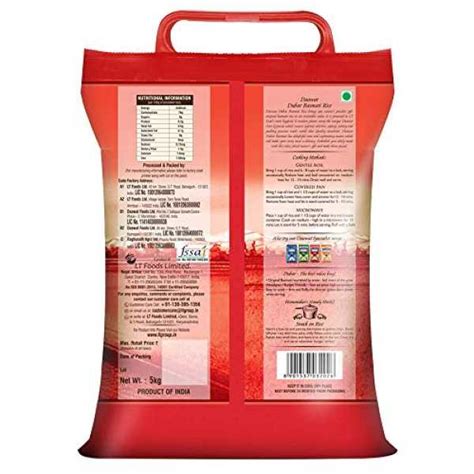 Daawat Dubar, Full Grain, Aged, Aromatic Basmati Rice(Old), 5 Kg Price ...
