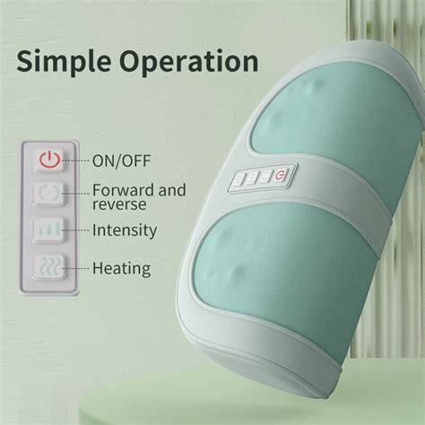 3 Levels Adjustable Comfort Heating Electric Foot Massager Reflexology ...