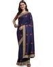 Buy Navy Sarees for Women by Yurigo World Online | Ajio.com