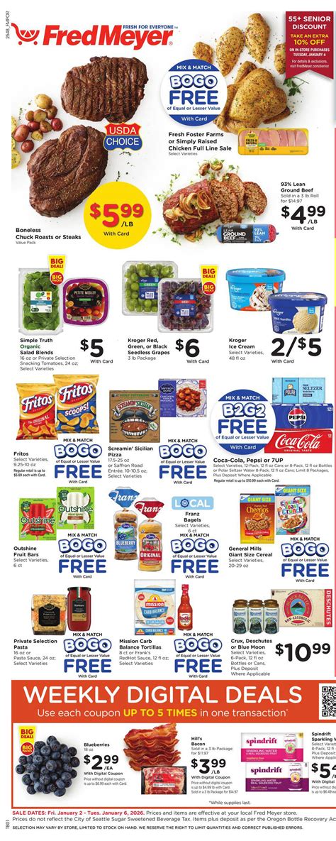 Fred Meyer Weekly Ad January 2 - 6, 2026 | WeeklyAds2