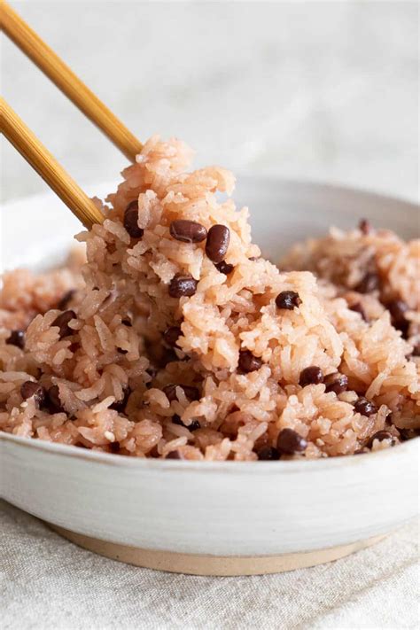 Sekihan - Japanese Red Bean Sticky Rice | Wandercooks