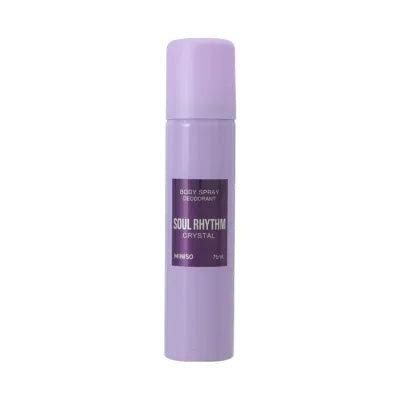 Miniso Soul Rhythm Deodorant Body Spray 75ML(Crystal) – Miniso Srinagar