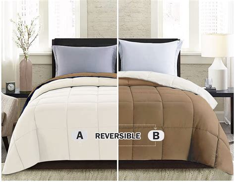 BSB HOME Microfiber Solid Reversible Soft AC Comforter Double Bed ...