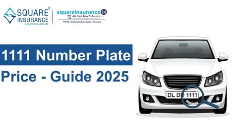 1111 Number Plate Price In India - Guide 2026 (Updated)