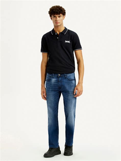 Men's 541 Blue Regular Tapered Fit Mid Rise Jeans – Levis India Store
