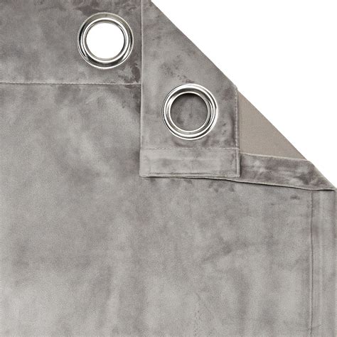 Buy PORTICO Silken Velvet Door Curtain, Grey - 130x225cm from Portico ...