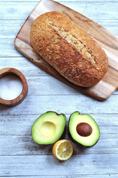 Simple Avocado Toast with Lemon - with Citrus and Salt
