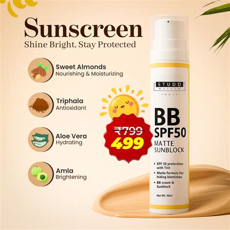 BB SPF 50 sunscreen – Studd Muffyn