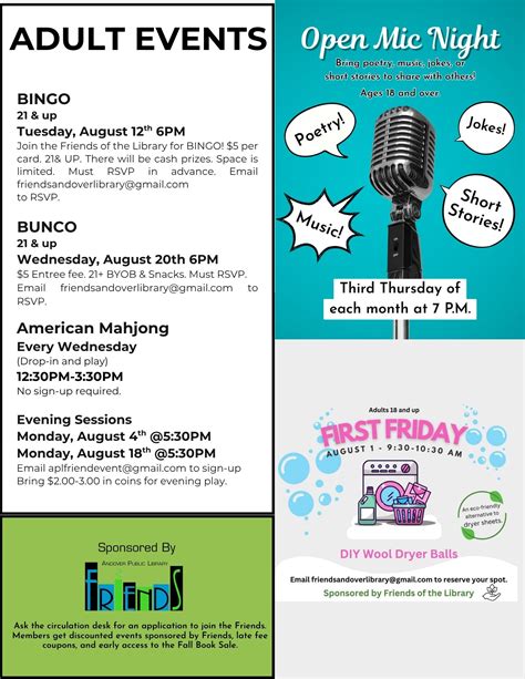 August 2025 Newsletter | Andover Public Library