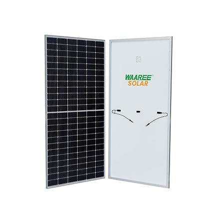 WAAREE 650 Watt (Pack of 2) Mono Perc Solar Panel II 132Cell II 17.16 ...