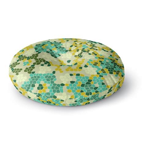 Buy KESS InHouse Laura Nicholson Flower Garden Mosaic Round Floor ...